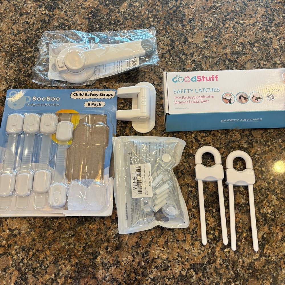 Brand new leftover child locks - various